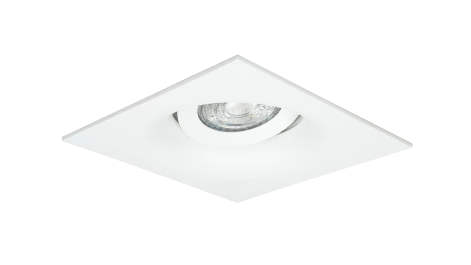 LED GU10 Inbouwspot Armatuur, Vierkant, IP20, Wit