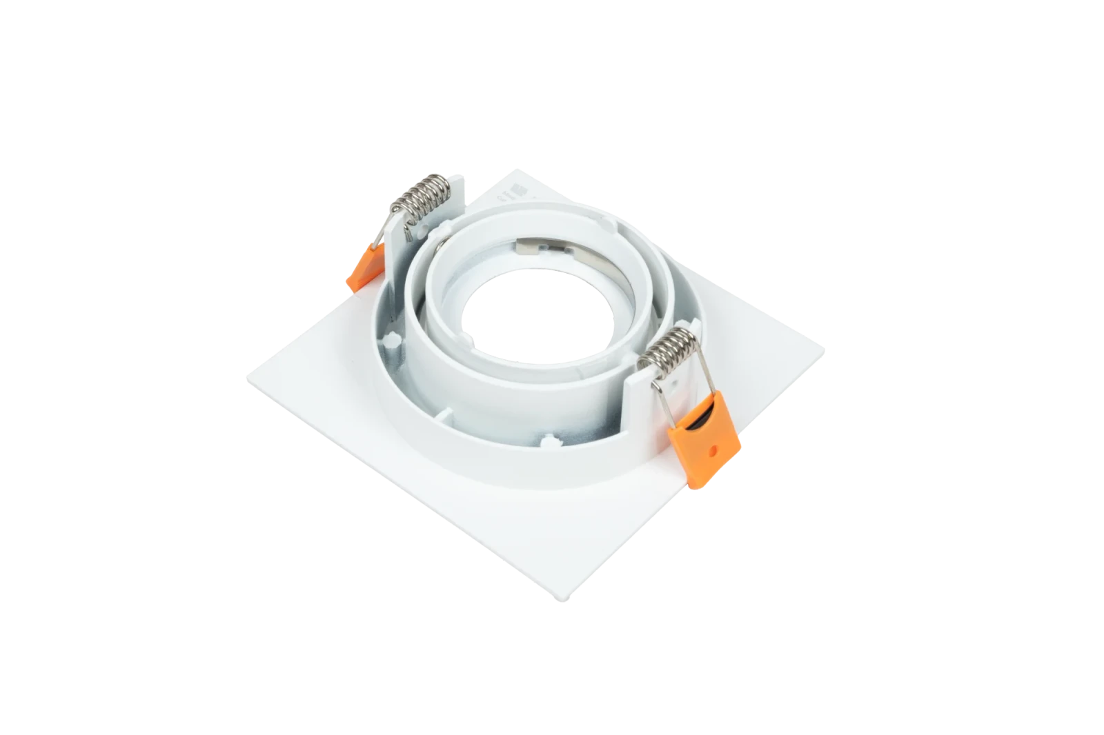 LED GU10 Inbouwspot Armatuur, Vierkant, IP20, Wit
