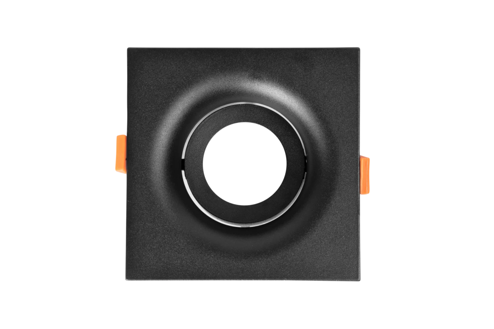 LED GU10 Inbouwspot Armatuur, Vierkant, Kantelbaar, IP20, Mat Zwart
