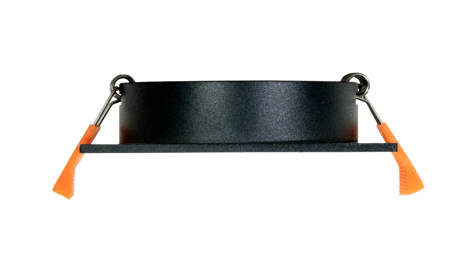 LED GU10 Inbouwspot Armatuur, Vierkant, Kantelbaar, IP20, Mat Zwart + Gold