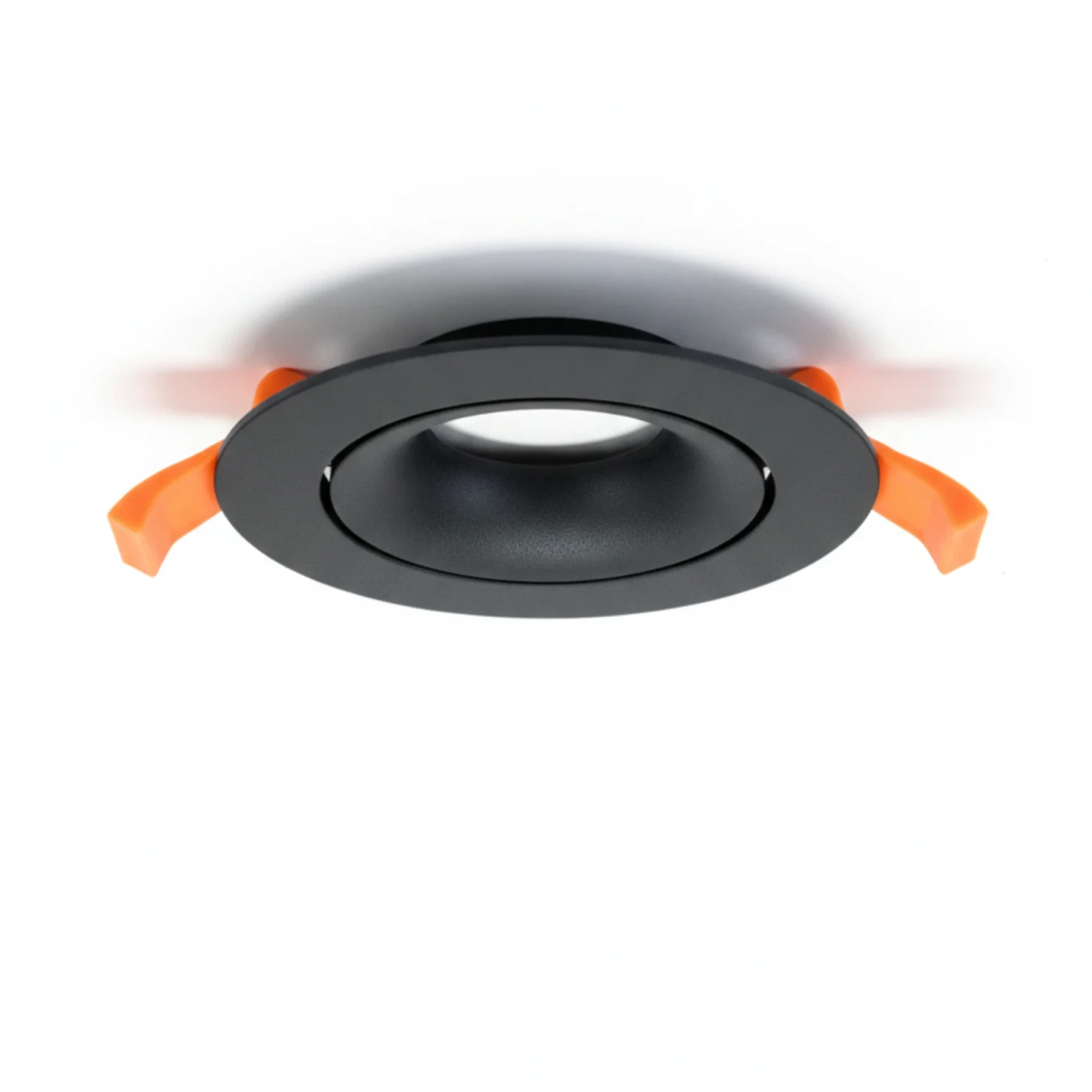 LED GU10 Inbouwspot Armatuur, Rond, Kantelbaar, IP20, Mat Zwart