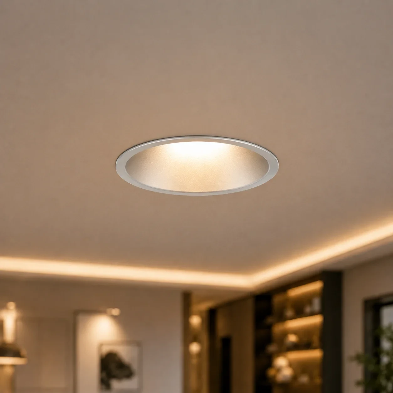 LED GU10 Inbouwspot Armatuur, Rond, IP20, Mat Wit