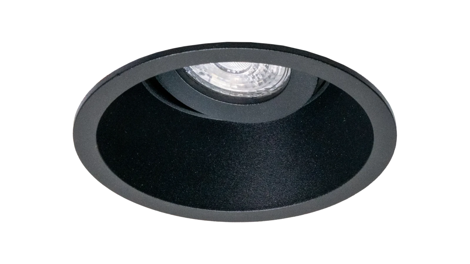LED GU10 Inbouwspot Armatuur, Rond, Kantelbaar, IP20, Zwart