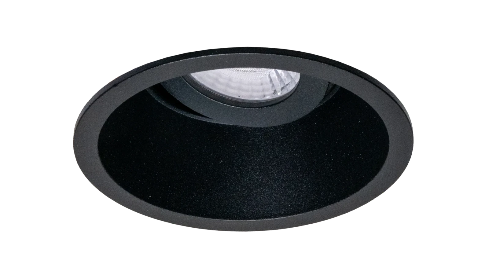 LED GU10 Inbouwspot Armatuur, Rond, Kantelbaar, IP20, Zwart