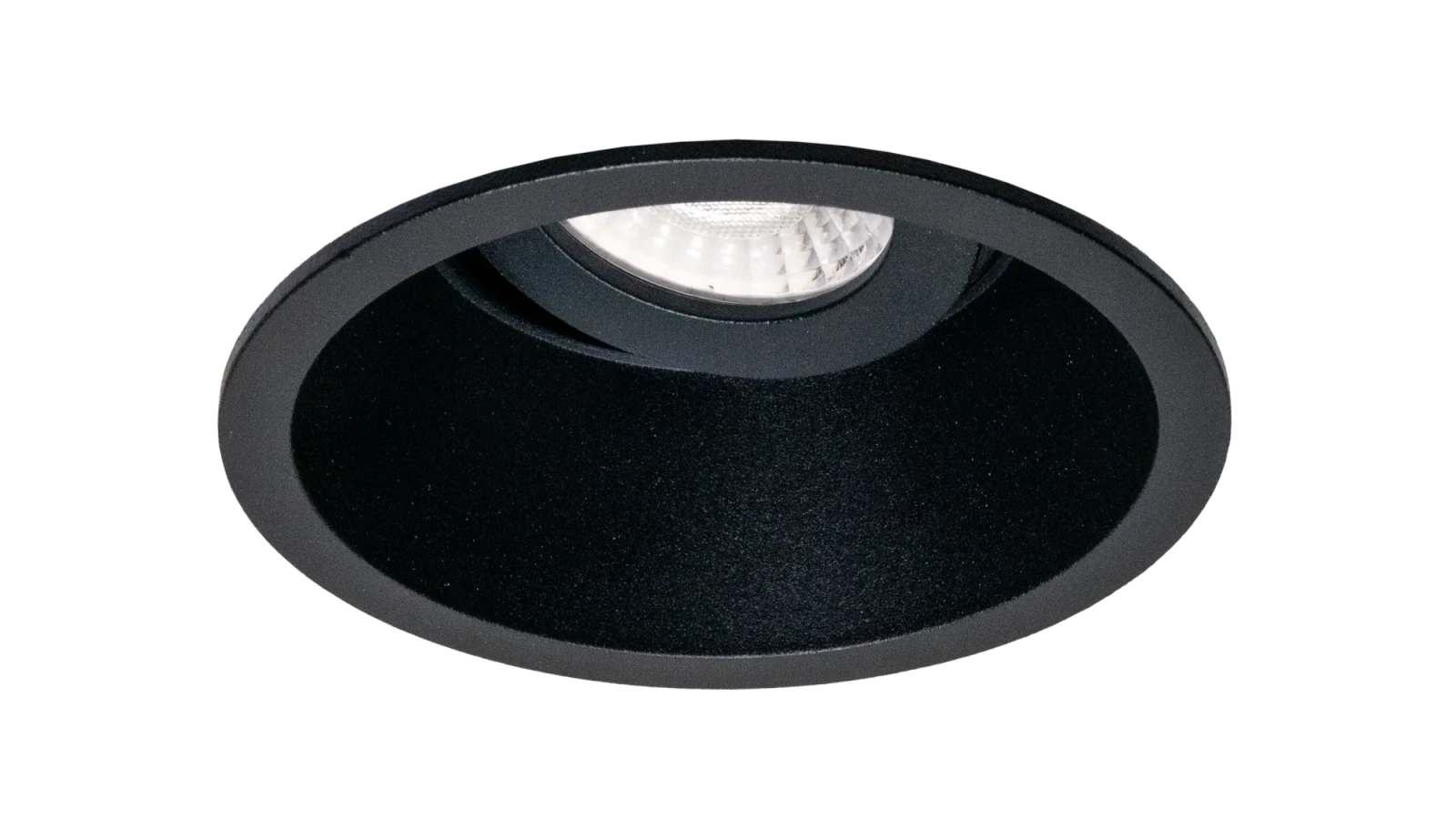 LED GU10 Inbouwspot Armatuur, Rond, Kantelbaar, IP20, Zwart