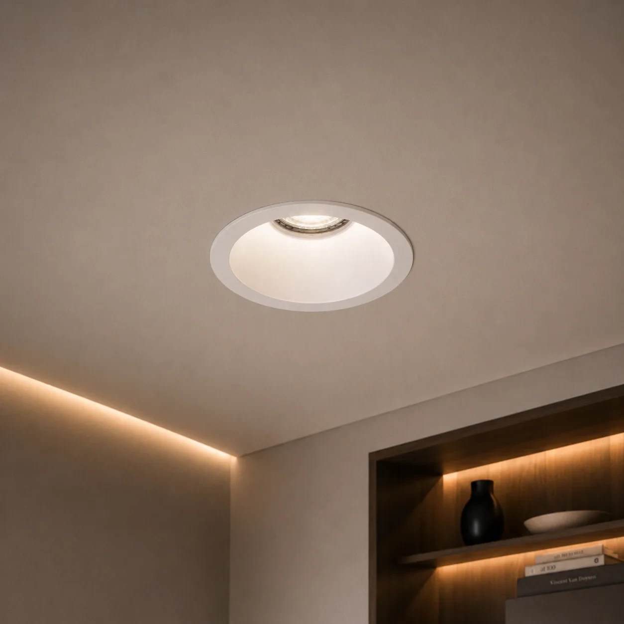 LED GU10 Inbouwspot Armatuur, Rond, IP54, Wit