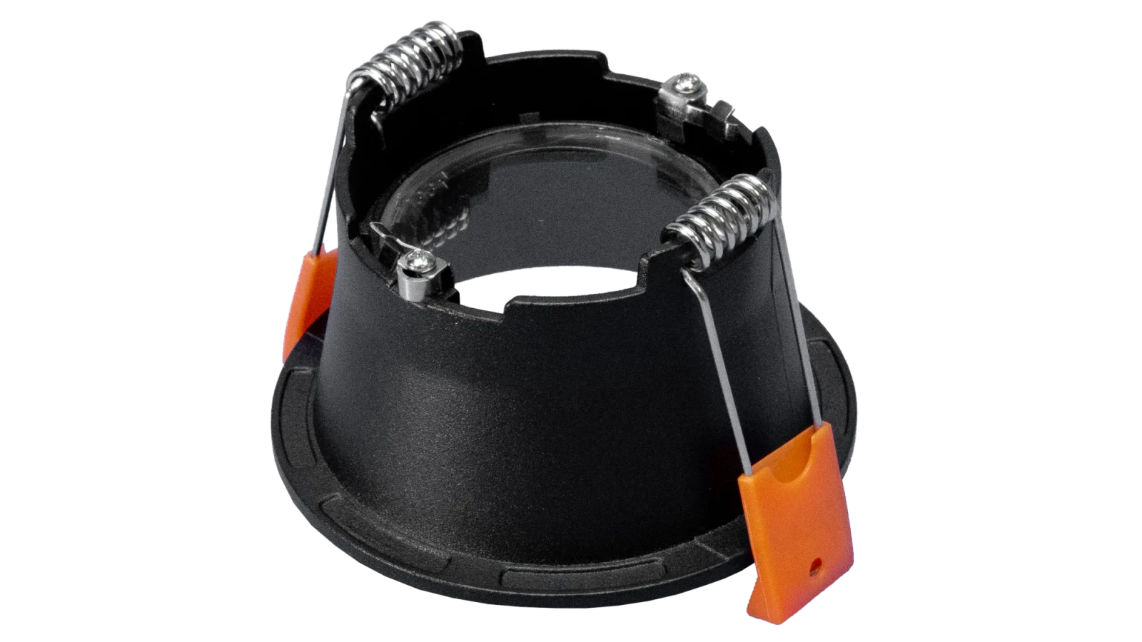 LED GU10 Inbouwspot Armatuur, Rond, IP54, Mat Zwart