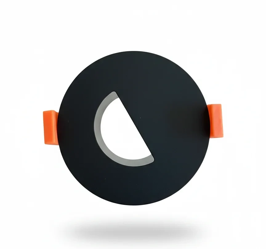 LED GU10 Inbouwspot Armatuur, Rond, IP20, Mat Zwart