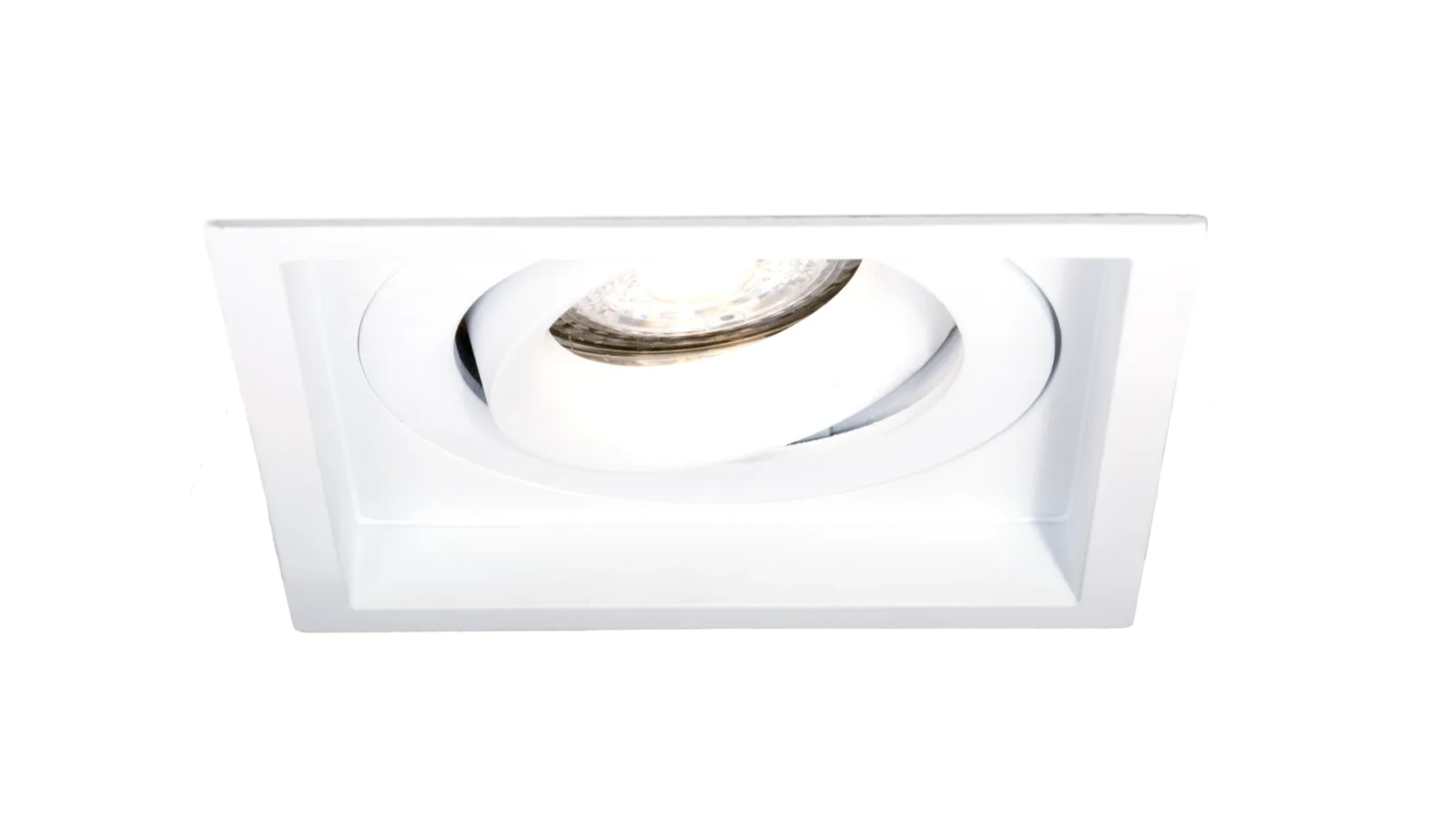 LED GU10 Inbouwspot Armatuur, Vierkant, IP20, Wit
