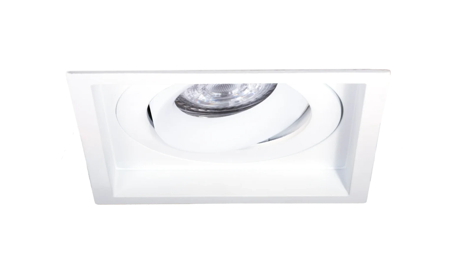 LED GU10 Inbouwspot Armatuur, Vierkant, IP20, Wit