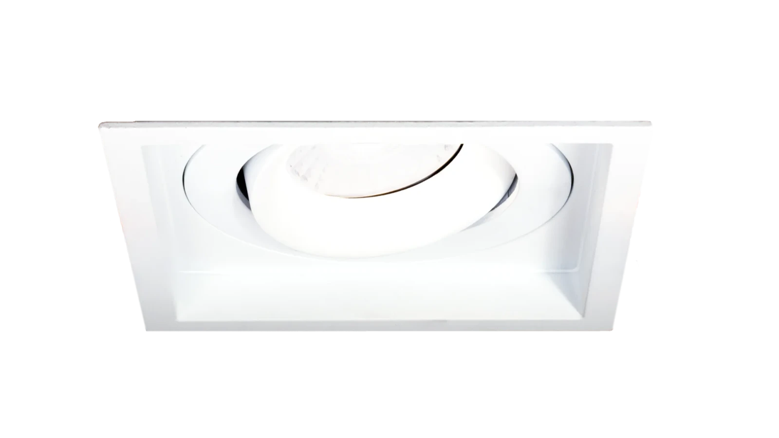 LED GU10 Inbouwspot Armatuur, Vierkant, IP20, Wit