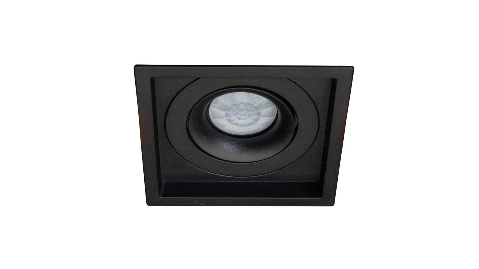 LED GU10 Inbouwspot Armatuur, Vierkant, IP20, Mat Zwart