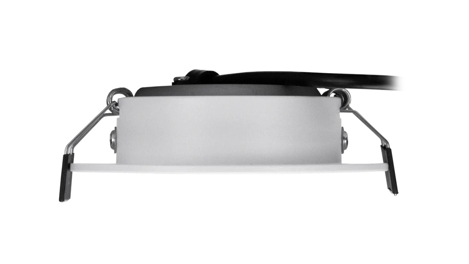 LED Inbouwspot, Rond, 6W, Dim to Warm, 1800K-3000K, IP54 front, Dimbaar, Wit