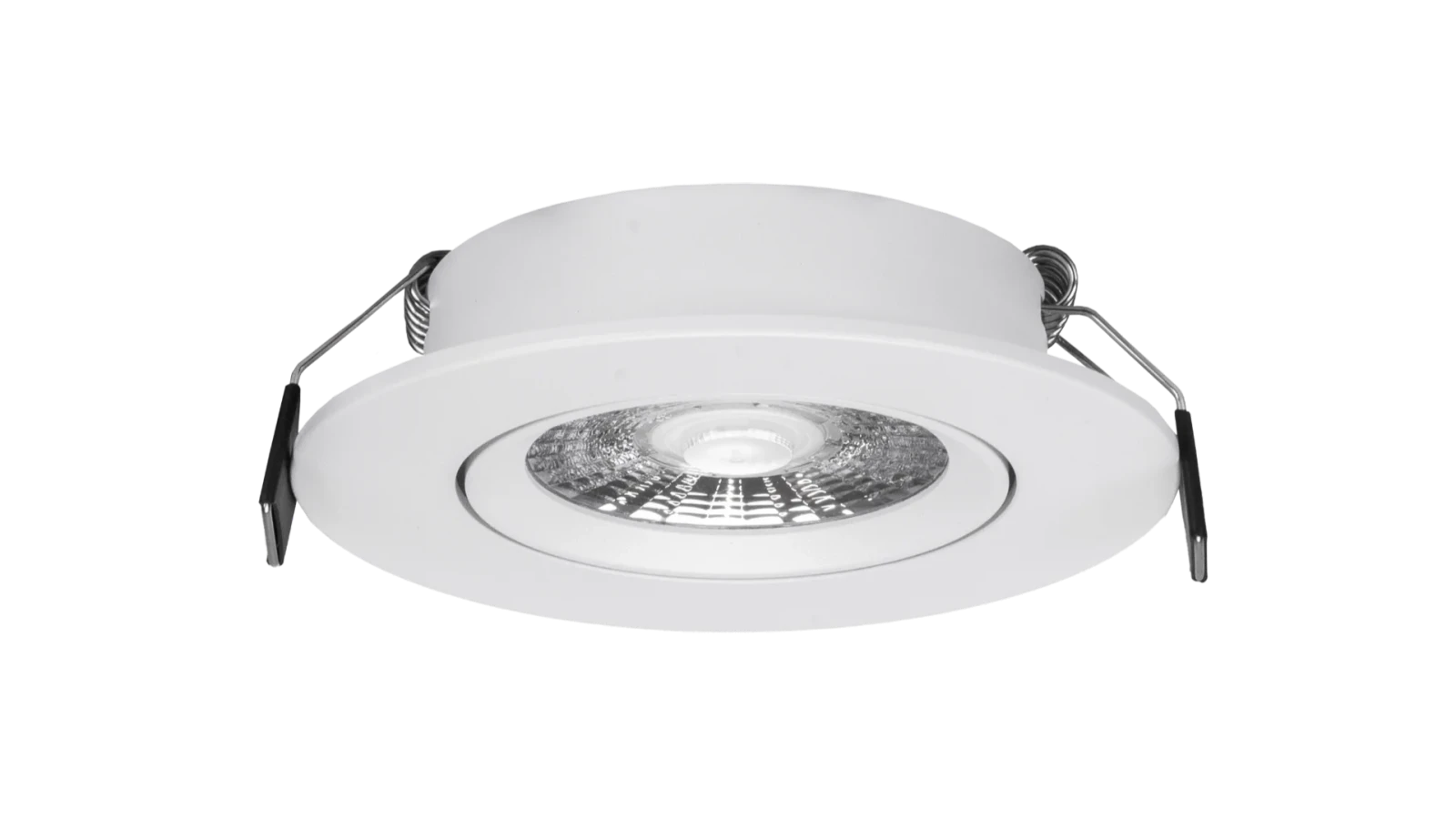 LED Inbouwspot, Rond, 6W, Dim to Warm, 1800K-3000K, IP54 front, Dimbaar, Wit