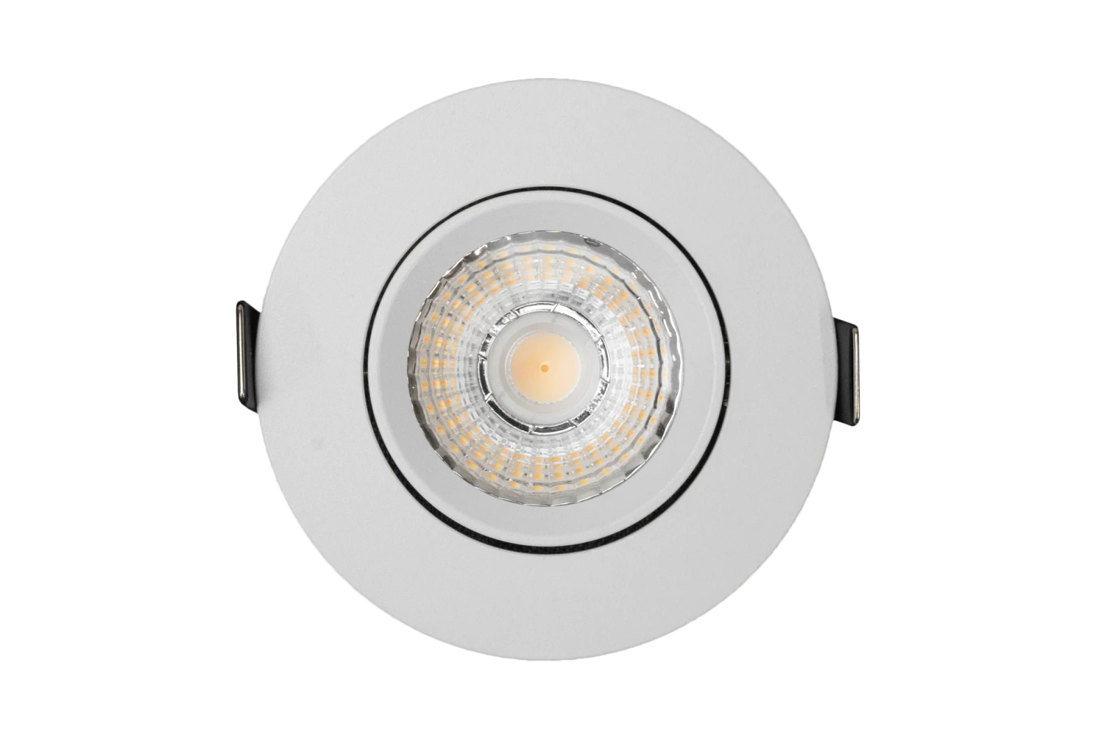 LED Inbouwspot, Rond, 6W, Dim to Warm, 1800K-3000K, IP54 front, Dimbaar, Wit
