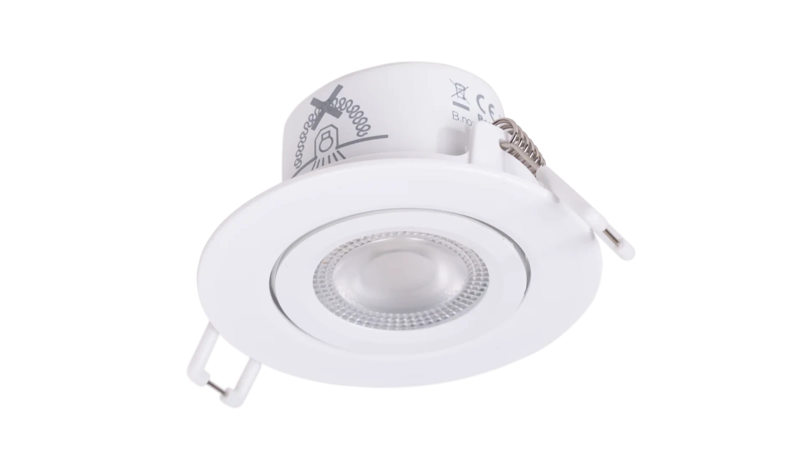 LED Inbouwspot, 2700K/4000K/6500K, Dimbaar, Wit, IP44