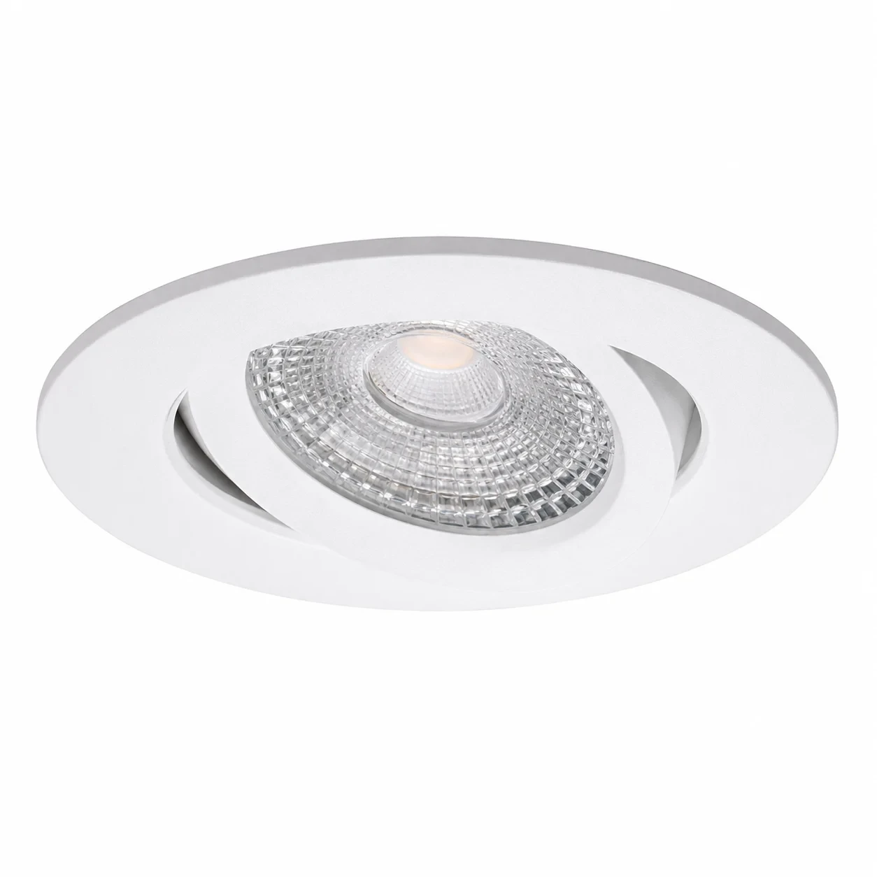 LED Inbouwspot, 2700K/4000K/6500K, Dimbaar, Wit, IP44