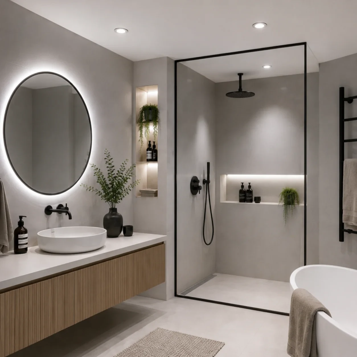 LED Inbouwspot Wit , 6500K Koud Wit, Rond, IP65