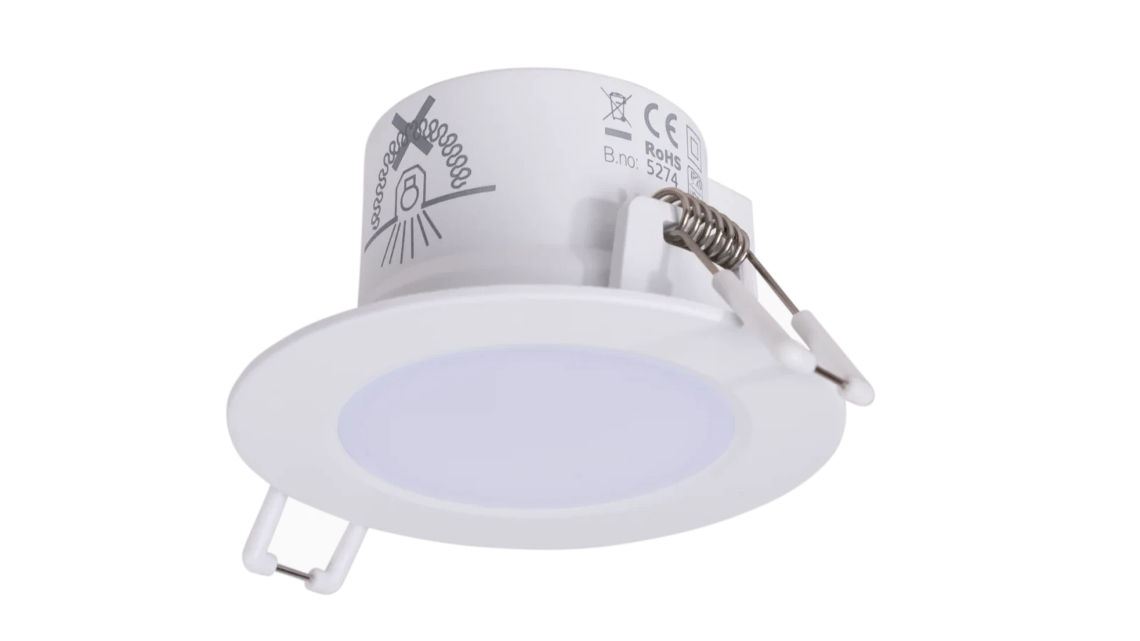 Set van 3 LED Inbouwspots, CCT, Rond, Wit, IP65