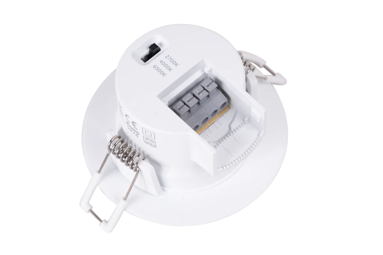 Set van 3 LED Inbouwspots, CCT, Rond, Wit, IP65