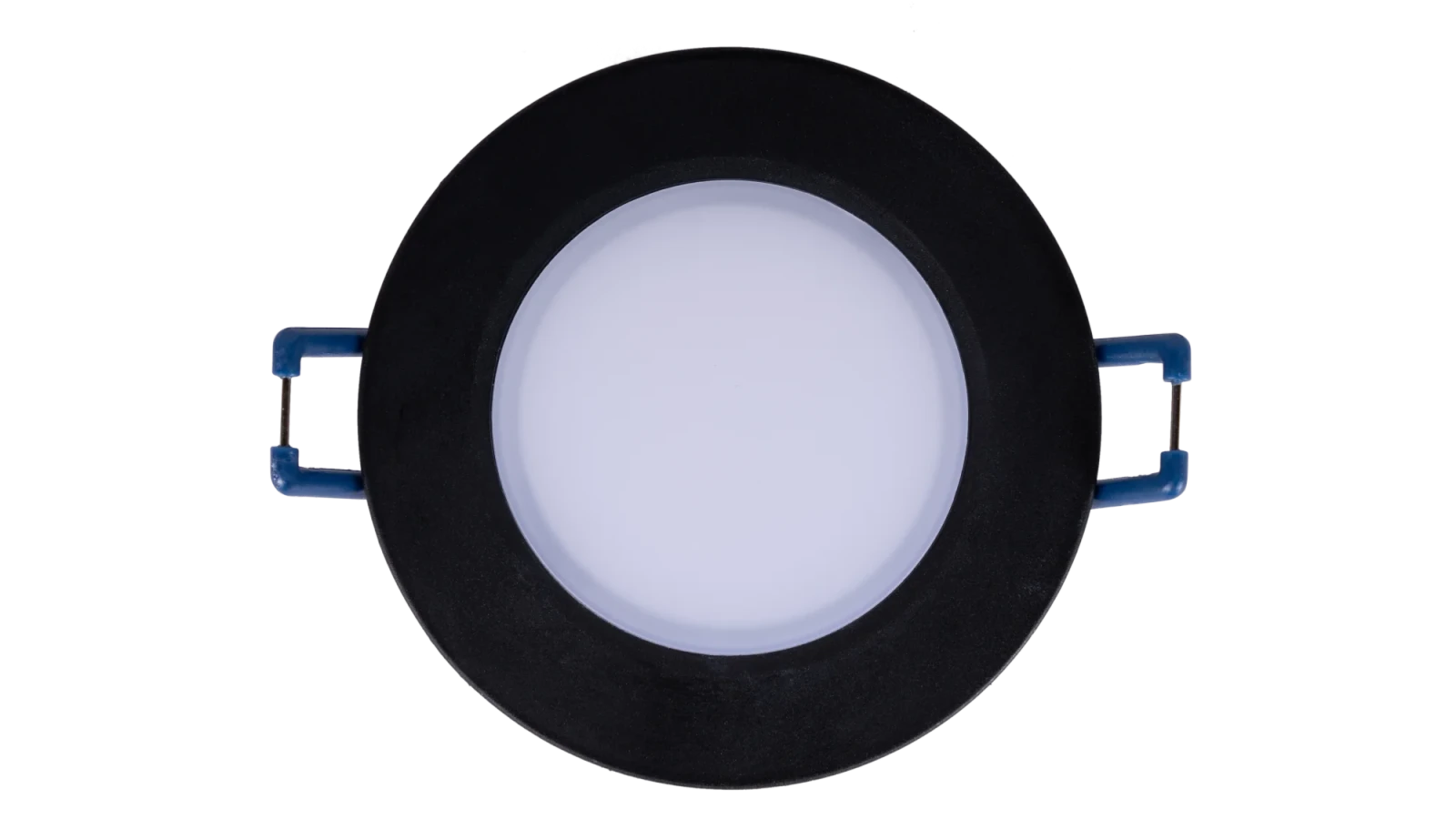 LED Inbouwspot Zwart, 2700K Warm Wit, IP65
