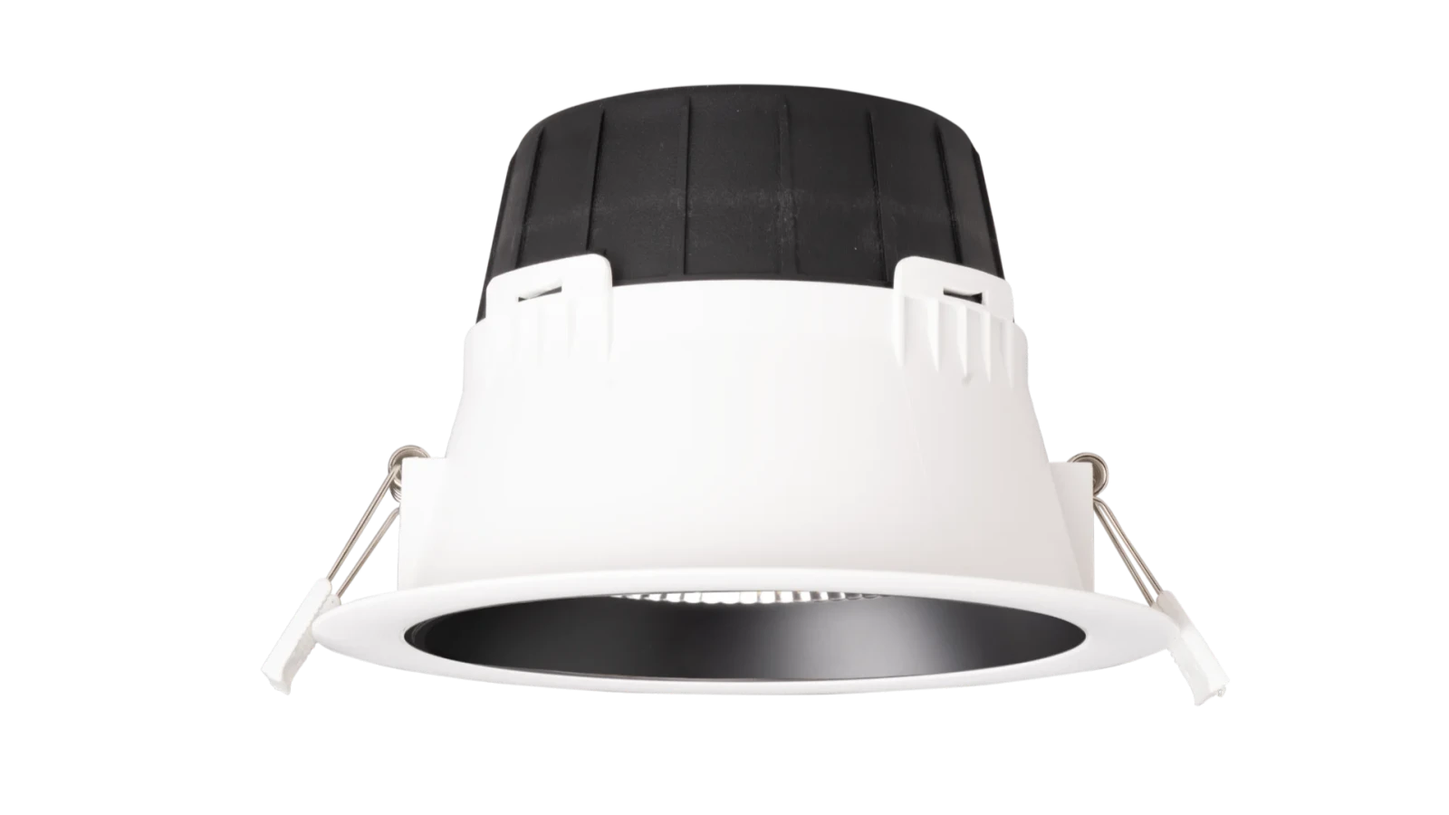 LED Inbouw Downlight, 9–12W, 2700K/3000K/4000K, Dimbaar, Rond, IP54, Wit, Zwart Reflector