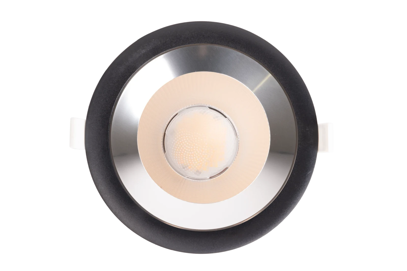 LED Inbouw Downlight, 9–12W, 2700K/3000K/4000K, Dimbaar, Rond, IP54, Zwart, Aluminium Reflector
