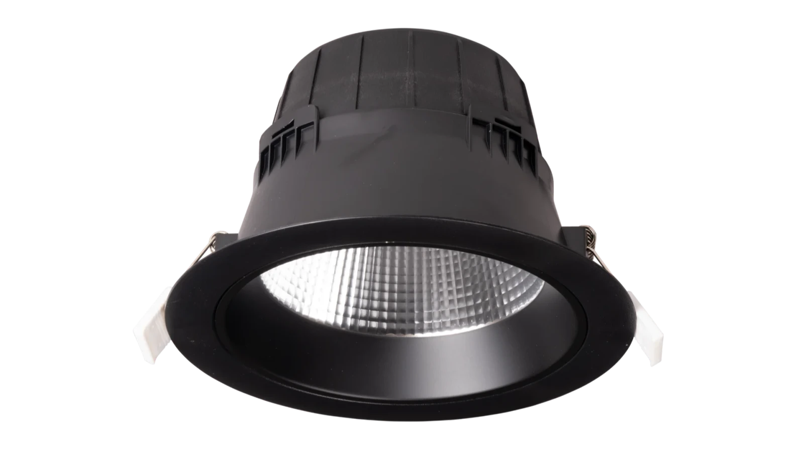 LED Inbouw Downlight, 9–12W, 2700K/3000K/4000K, Dimbaar, Rond, IP54, Zwart, Aluminium Reflector