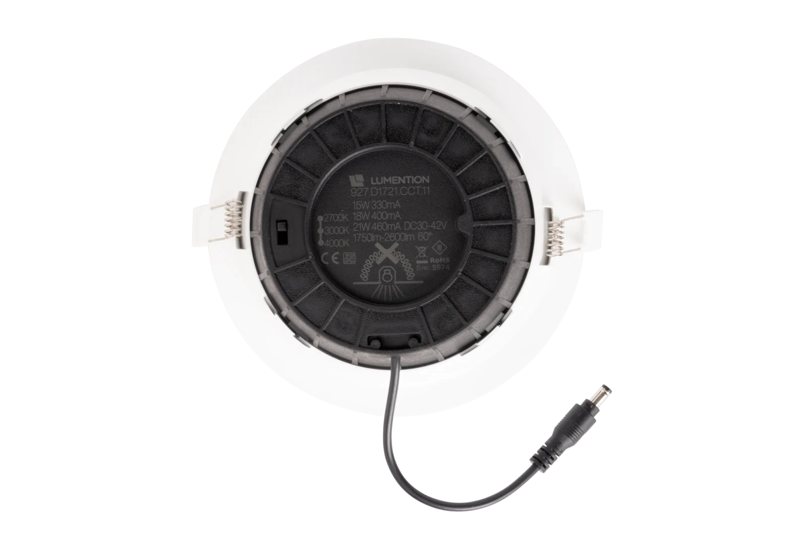 LED Inbouw Downlight, 15–18–21W, CCT, Dimbaar