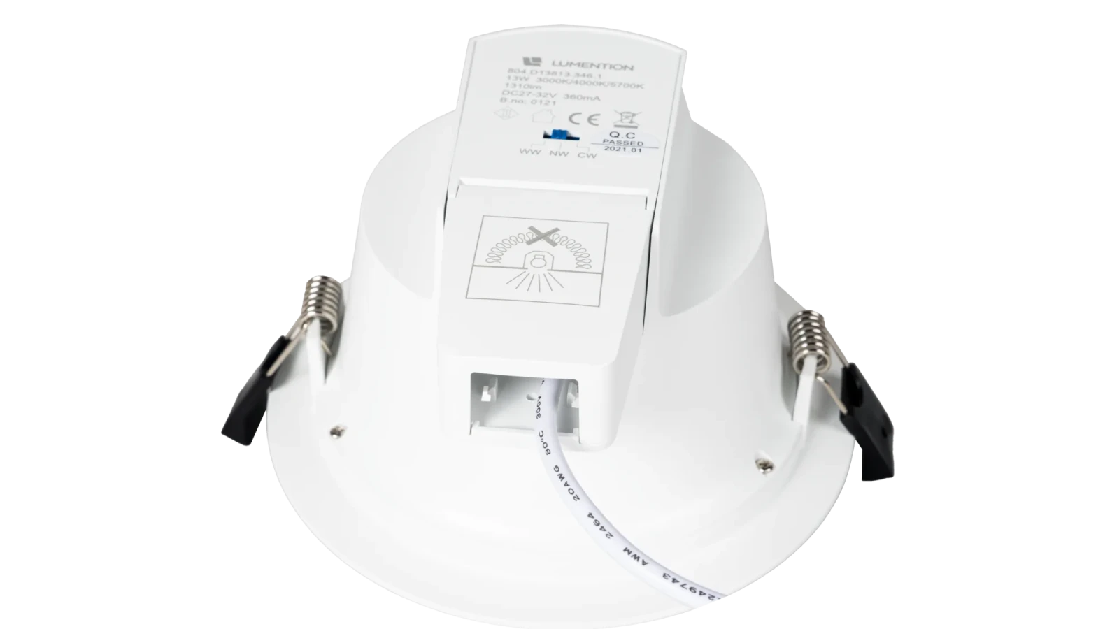 LED Inbouw Downlight, 13W, 3000K/4000K/5700K, IP20, Ø145 mm