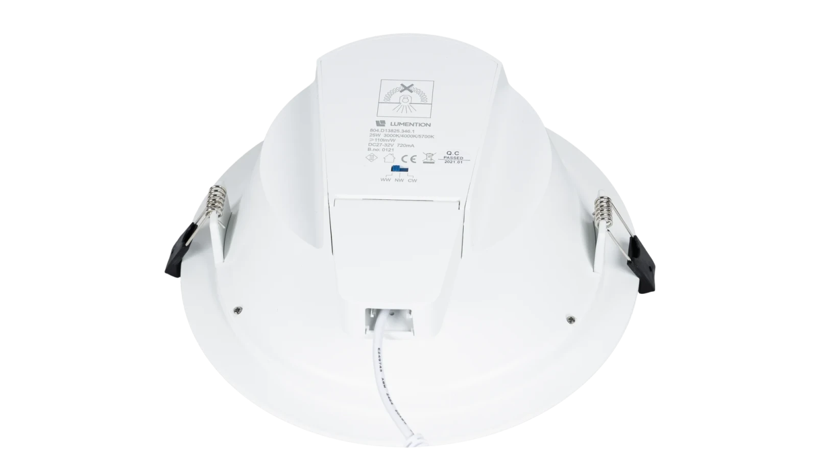 LED Inbouw Downlight, 25W, 3000K/4000K/5700K, IP20, Ø228mm