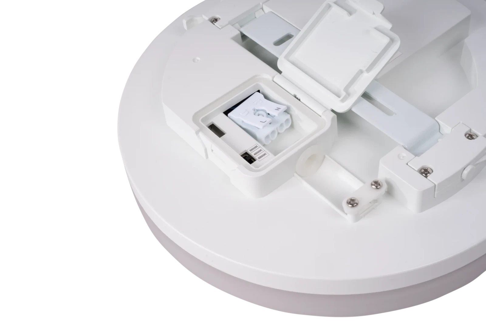 LED Wand- en Plafondarmatuur, 15W, 3CCT, 3000K/4000K/6000K, 1500lm, IP54, Wit