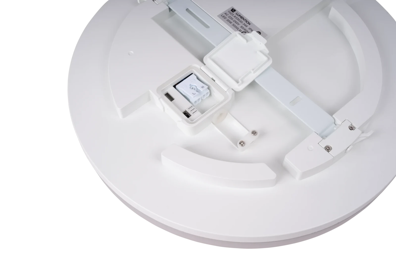 LED Wand- en Plafondarmatuur, 30W, 3CCT, 3000K/4000K/6000K, 3000lm, IP54, Wit