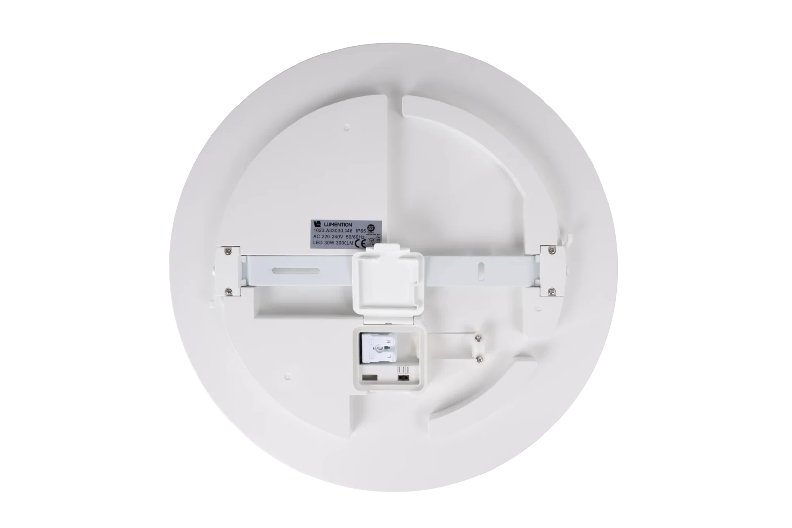 LED Wand- en Plafondarmatuur, 30W, 3CCT, 3000K/4000K/6000K, 3000lm, IP54, Wit