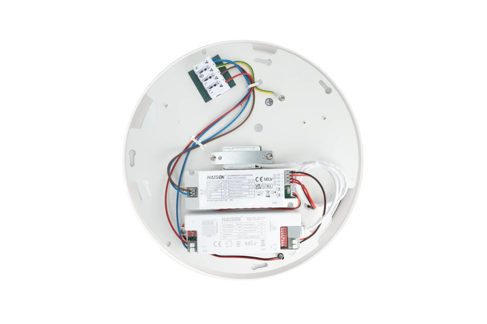LED Wand- en Plafondarmatuur, 18W, 3CCT, 1800lm, IP65, IK8, Wit