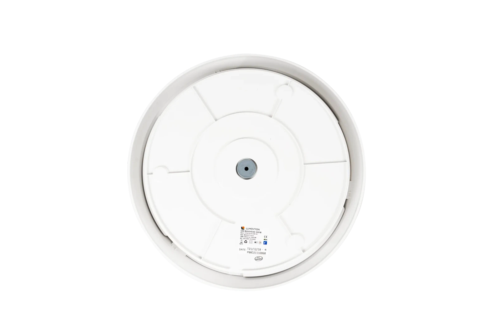 LED Wand- en Plafondarmatuur, 10–20W Instelbaar, 3CCT, IP65, Sensor, Wit
