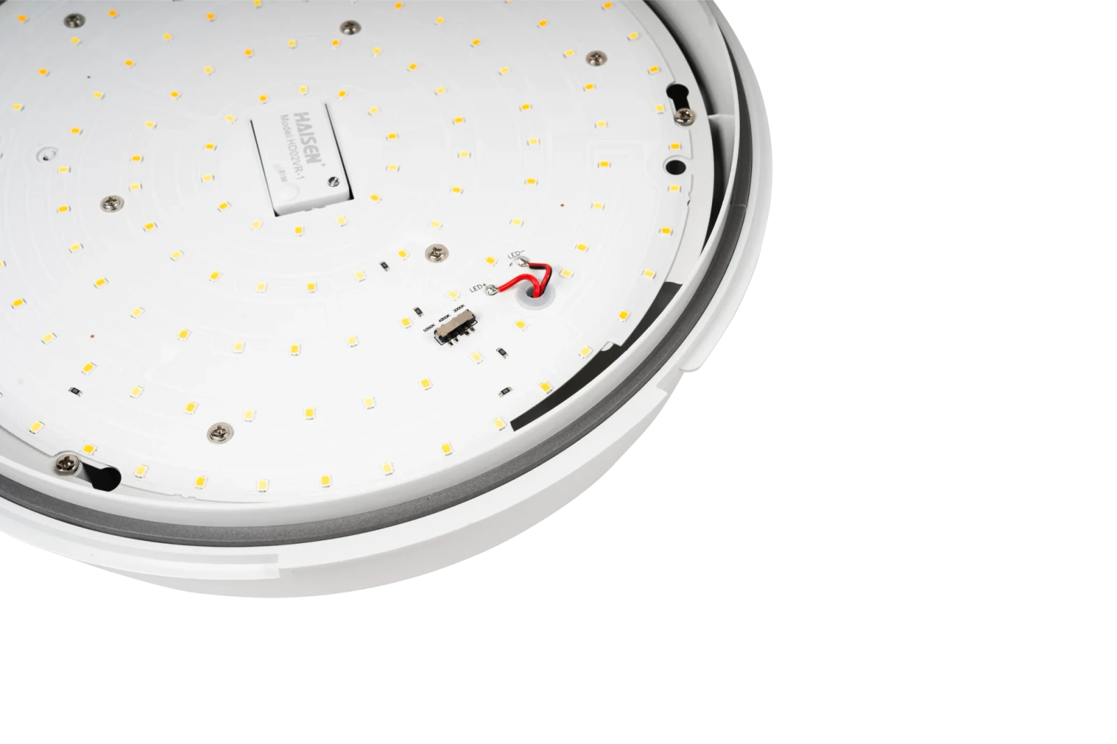 LED Wand- en Plafondarmatuur, 10–20W Instelbaar, 3CCT, IP65, Sensor, Wit