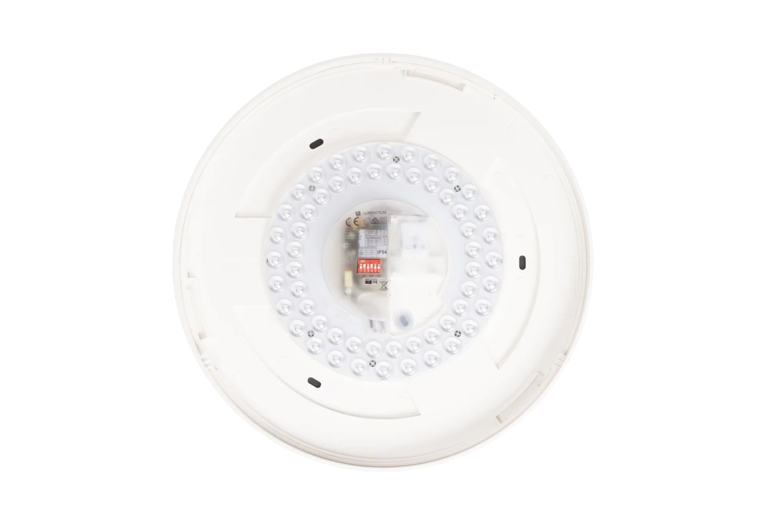 LED Wand- en Plafondarmatuur, 15W, 3CCT, IP54, Microwave Sensor, Wit