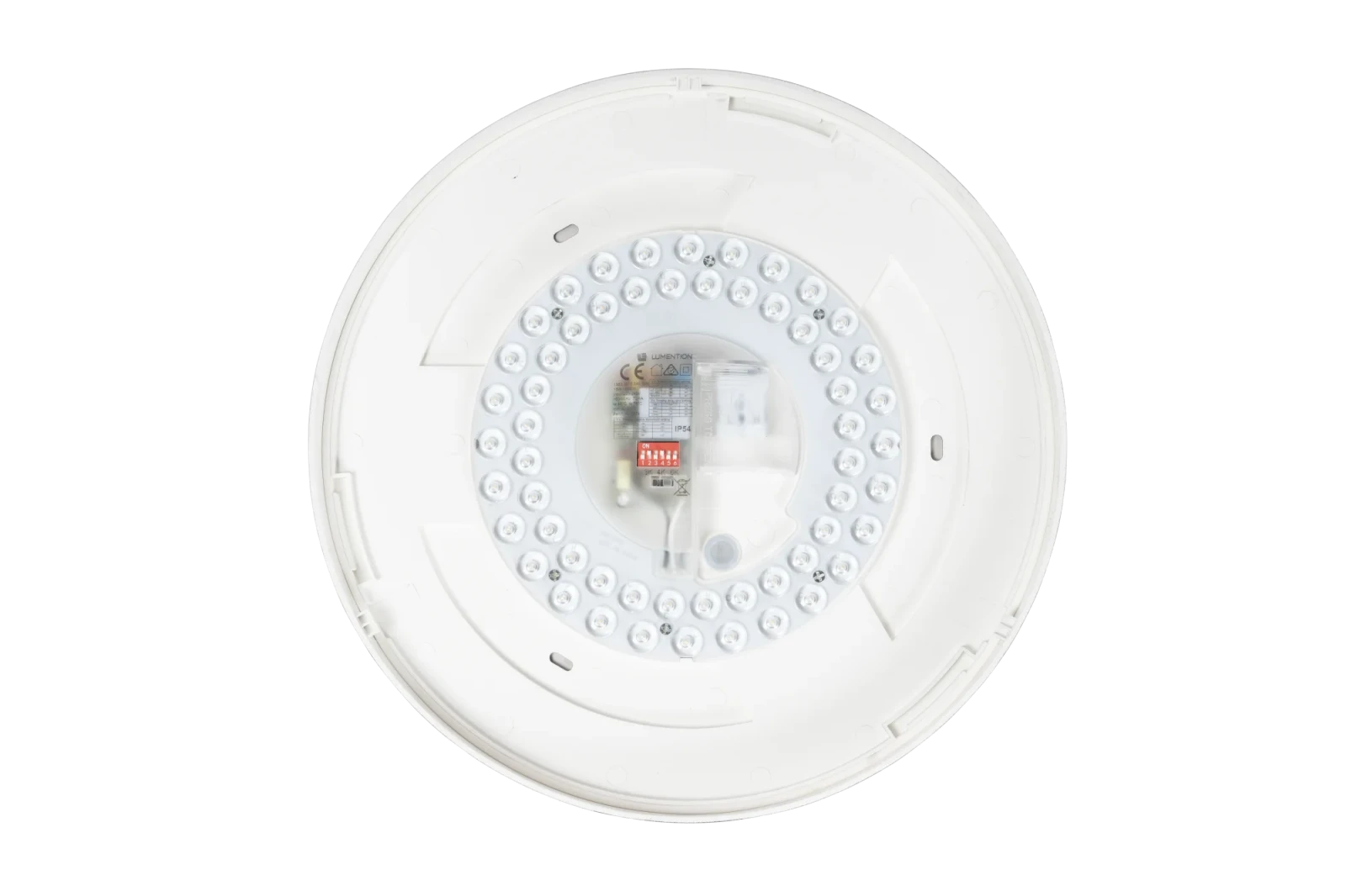 LED Wand- en Plafondarmatuur, 15W, 3CCT, IP54, Microwave Sensor, Zwart