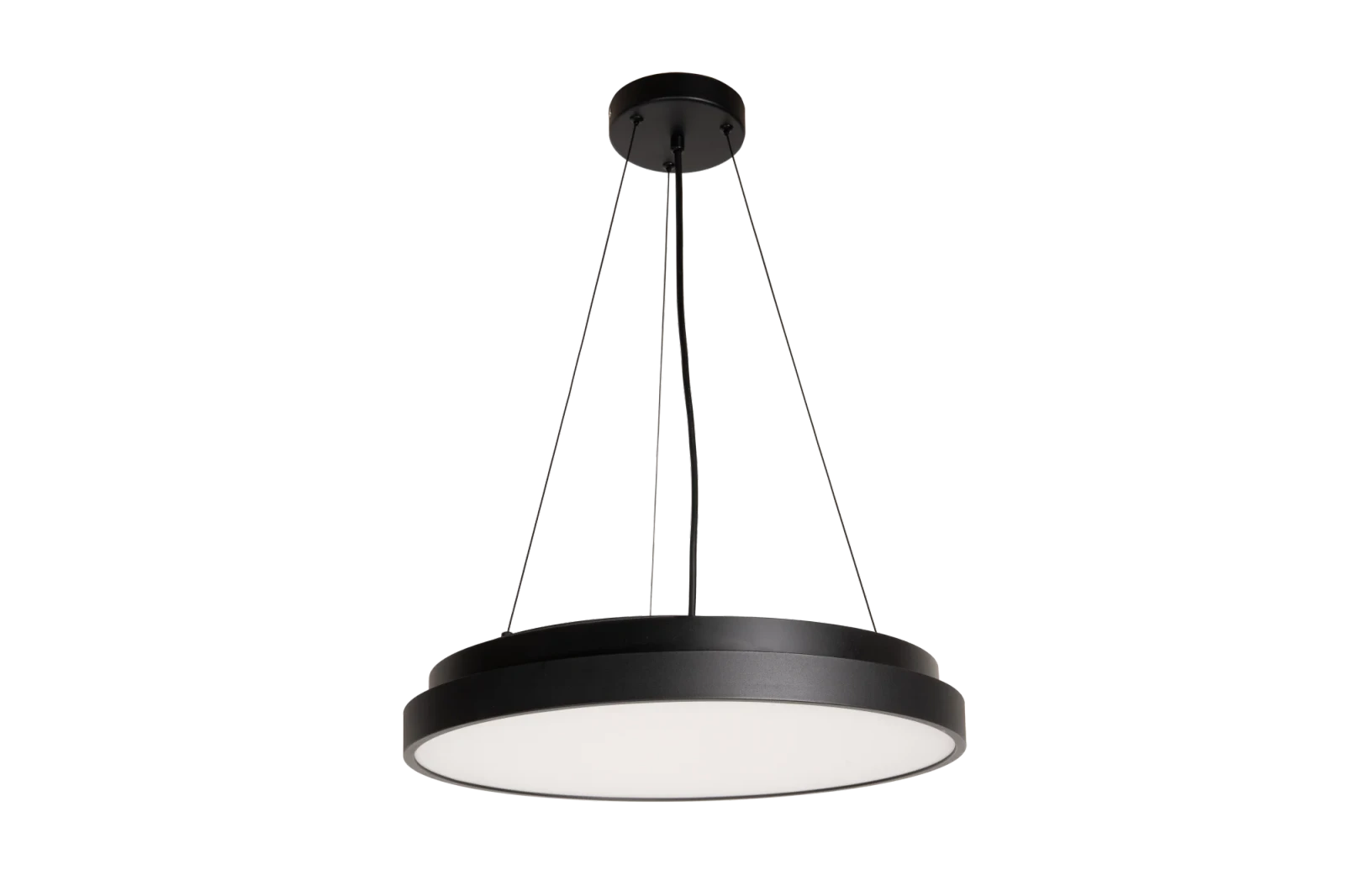 LED Wand- en Plafondarmatuur, 21–30W Instelbaar, Dimbaar, Noodunit, 3000K/4000K, IP44, Zwart