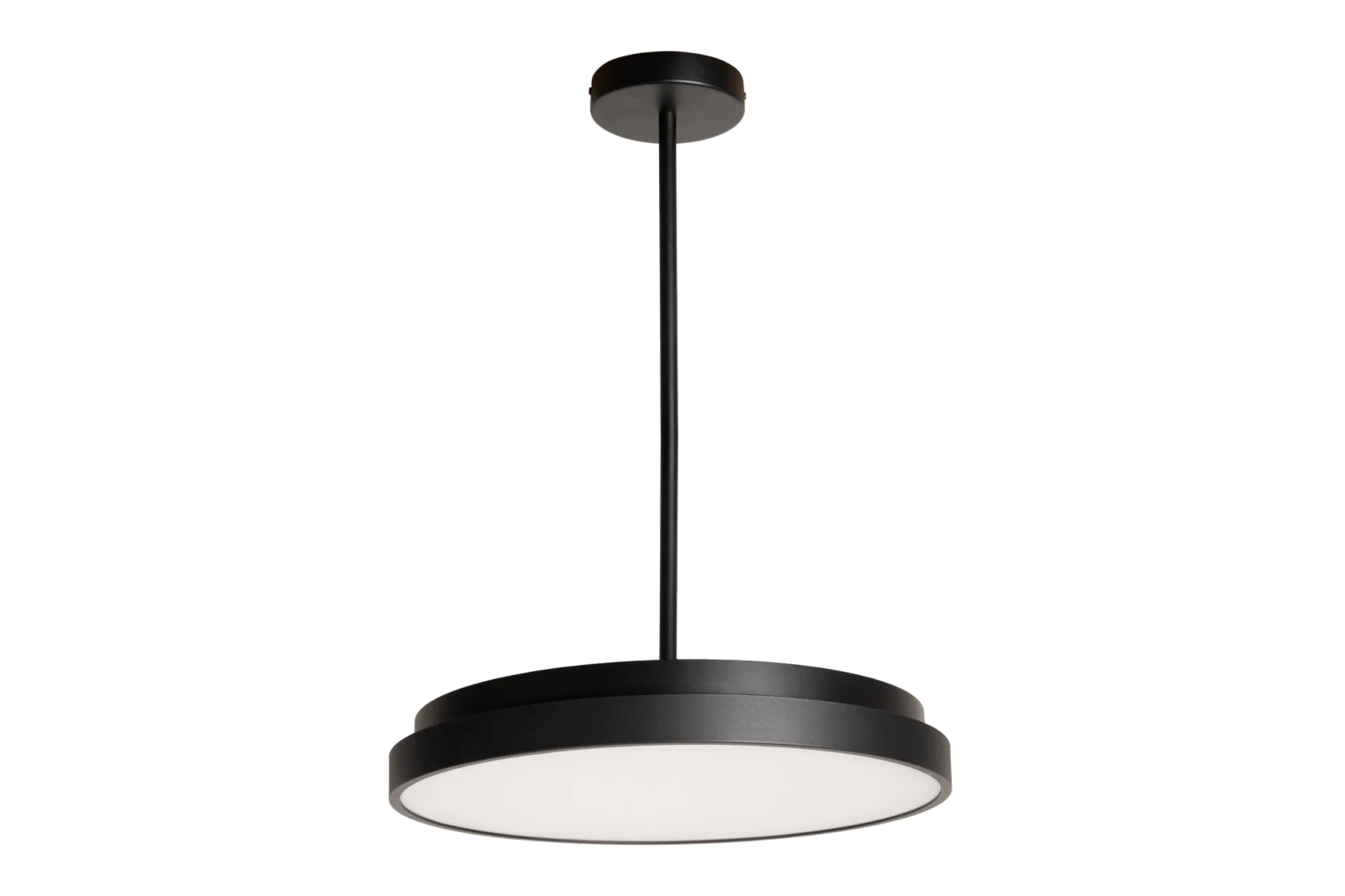 LED Wand- en Plafondarmatuur, 21–30W Instelbaar, Dimbaar, Noodunit, 3000K/4000K, IP44, Zwart