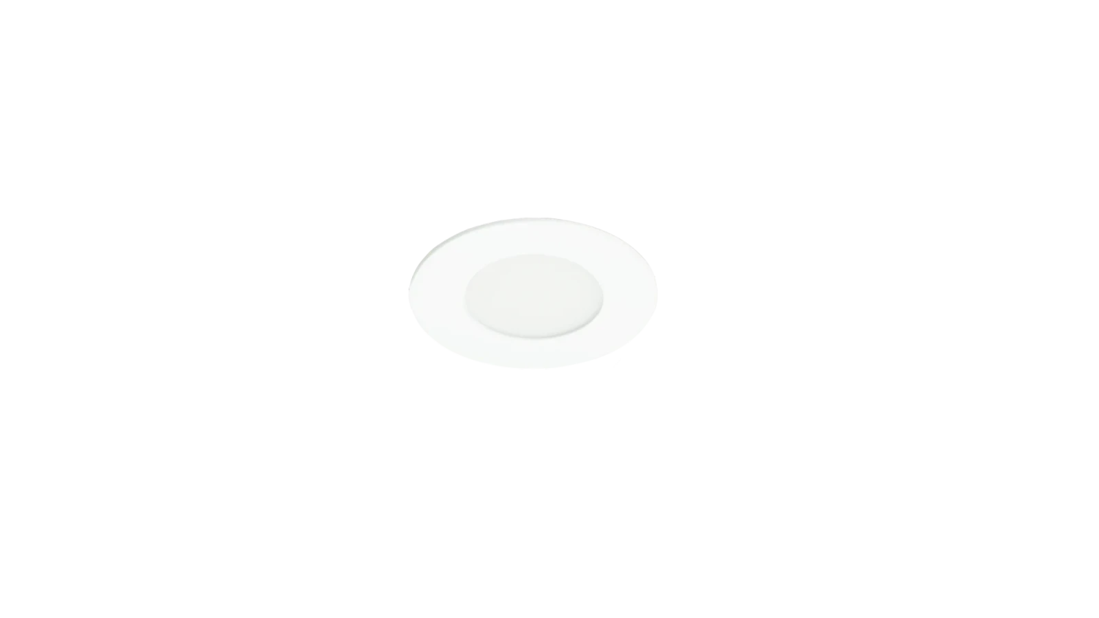 LED Slim Paneel, 4W, 3CCT, Rond, IP20, Wit