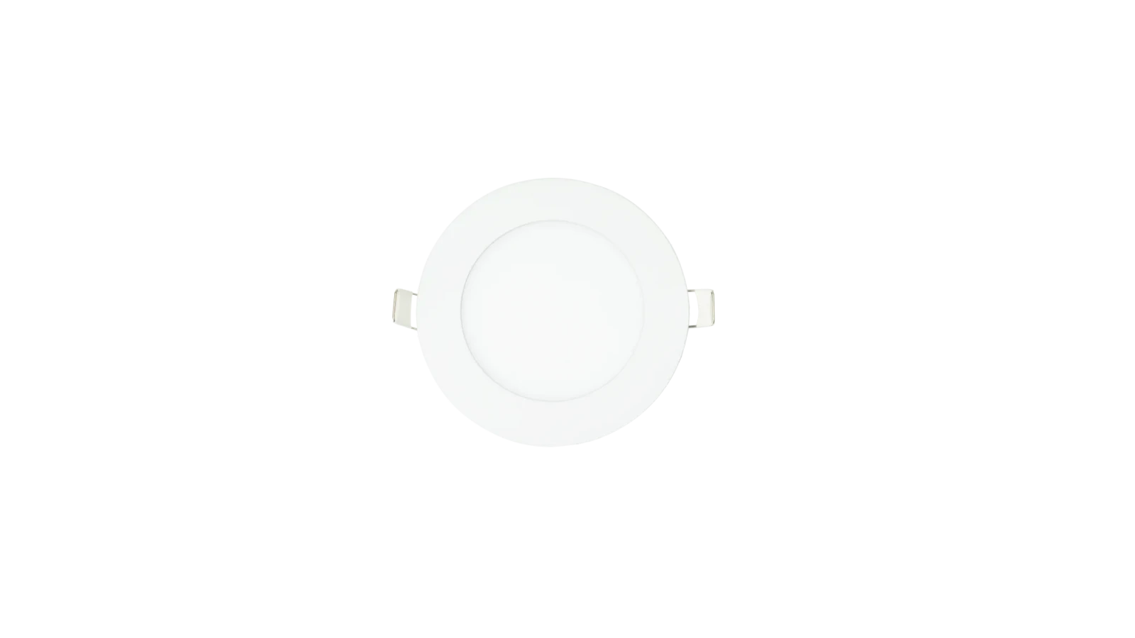 LED Slim Paneel, 6W, 3CCT, Rond, IP20, Wit