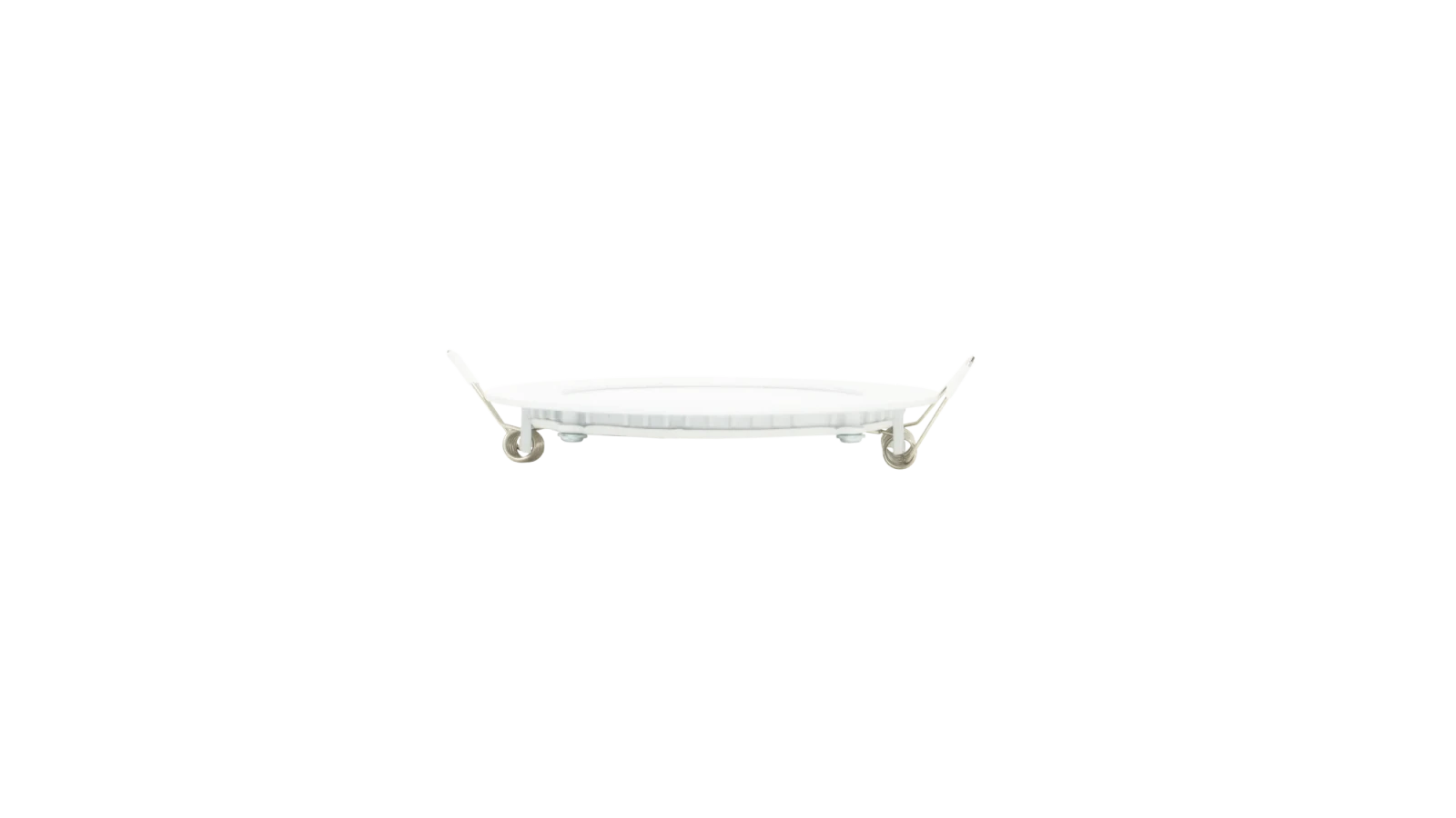 LED Slim Paneel, 6W, 3CCT, Rond, IP20, Wit