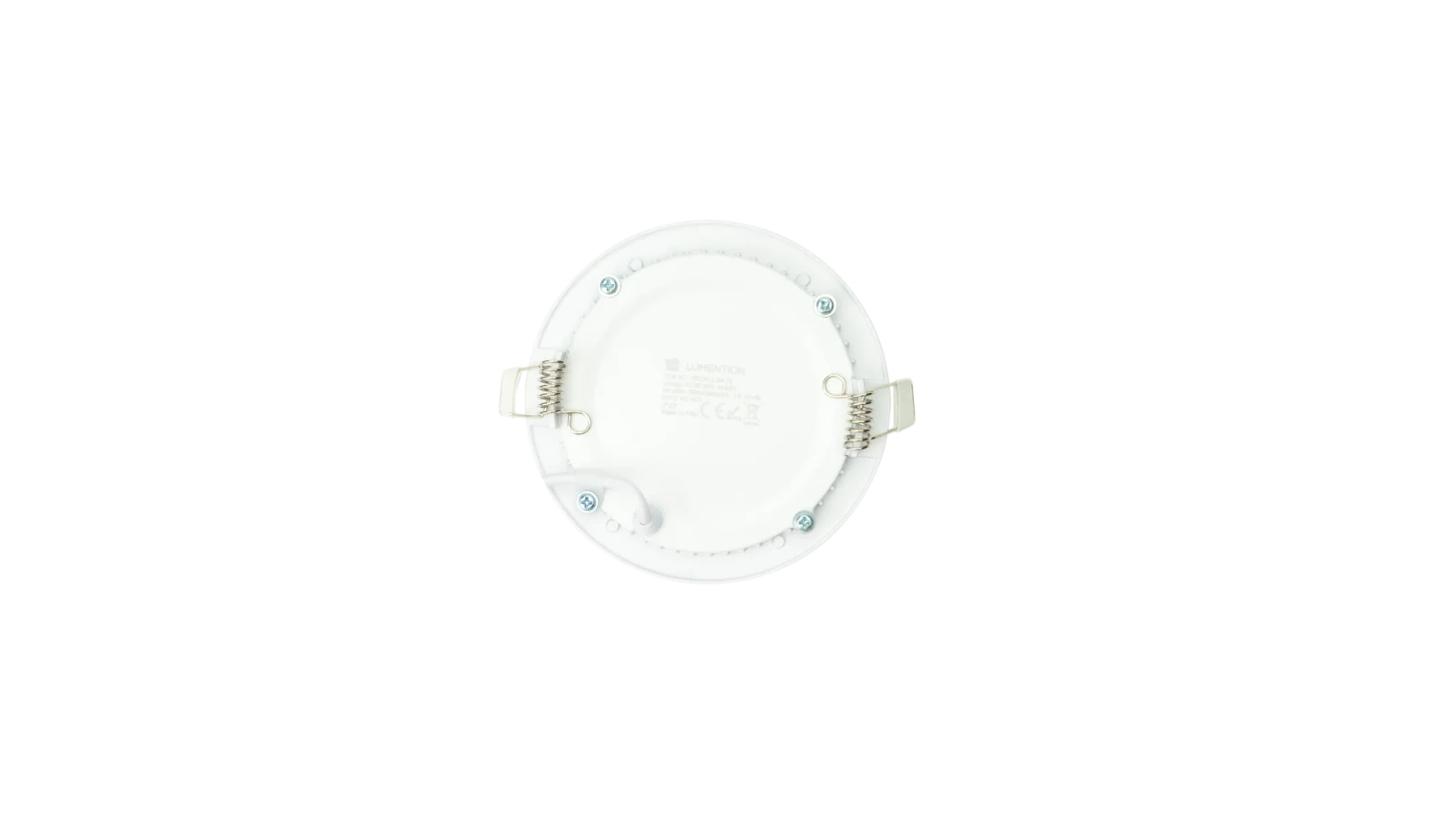 LED Slim Paneel, 6W, 3CCT, Rond, IP20, Wit