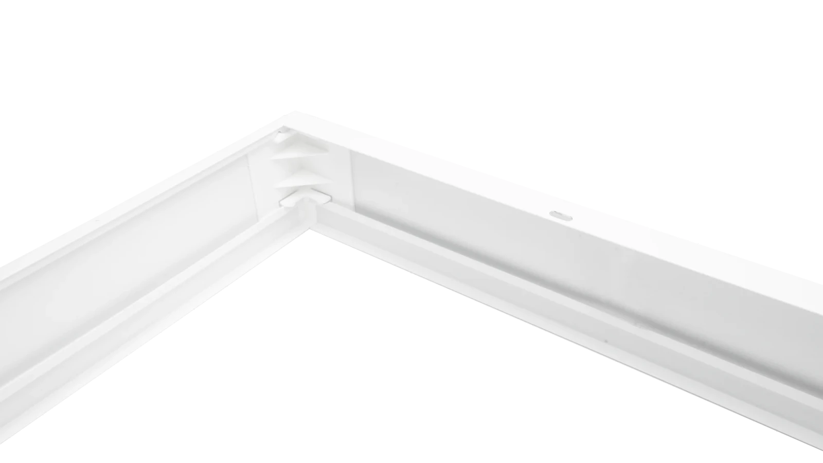 Opbouw Clickframe, Voor Back-Lit LED Paneel, 30x120cm, Wit