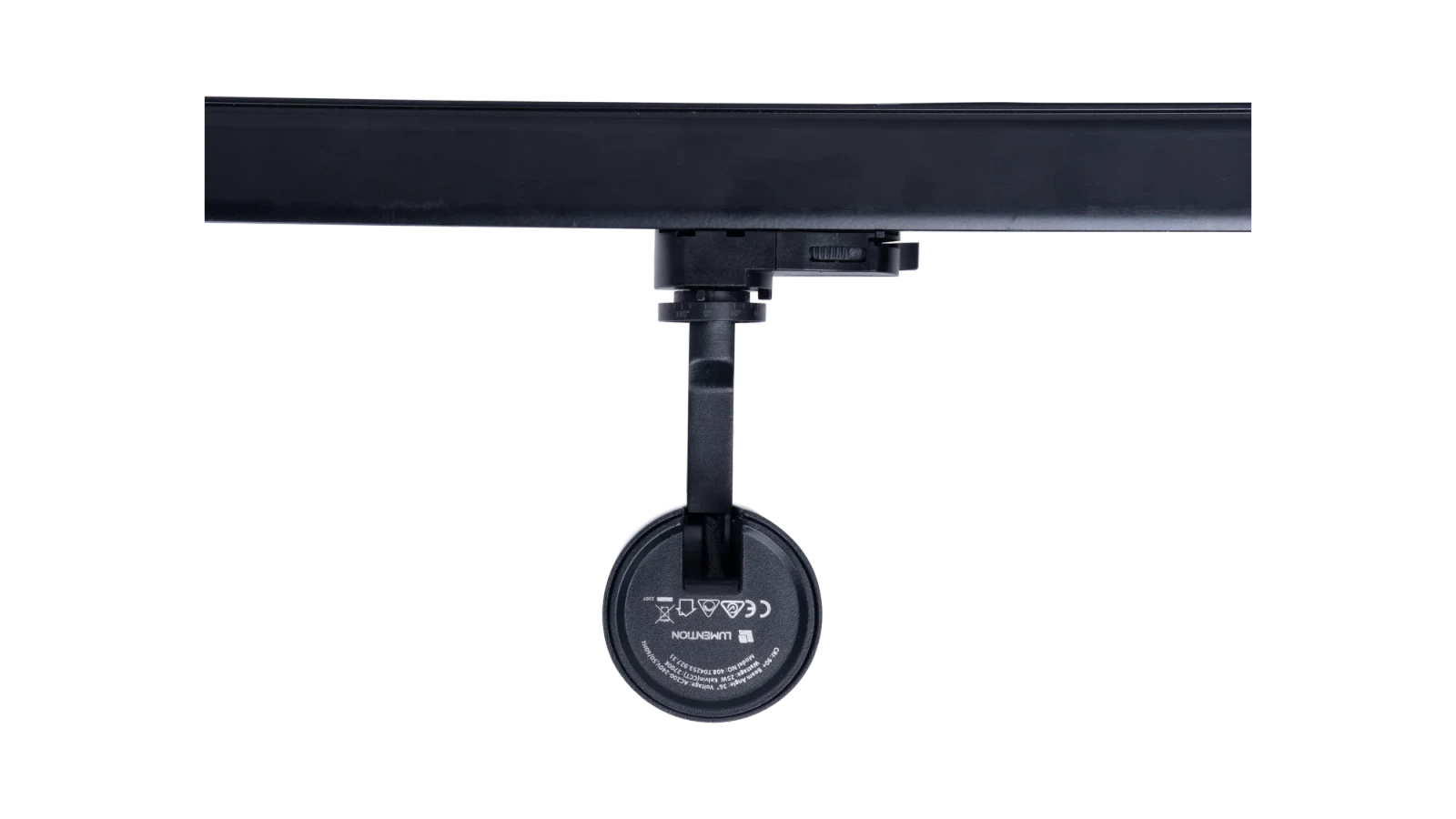 LED Trackspot, 25W, 2700K Warm Wit, Dimbaar, Zwart