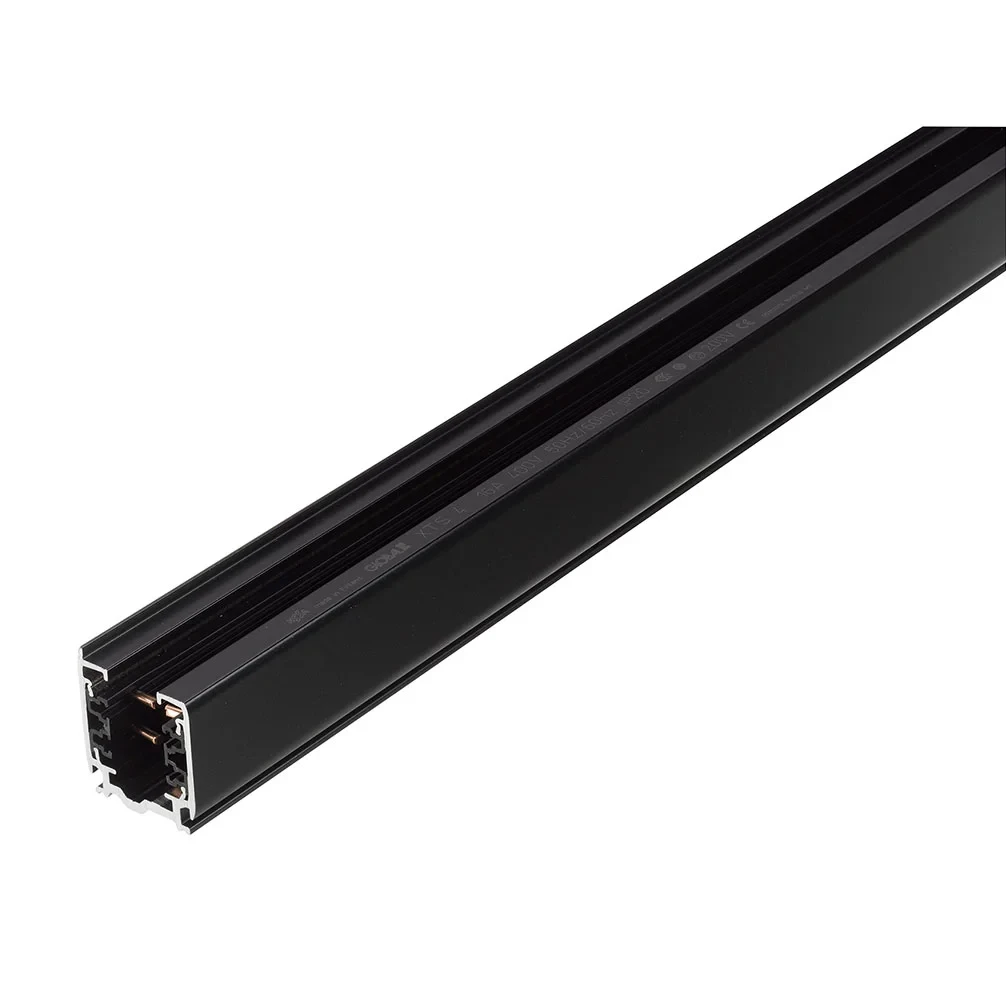 3-Fase Spanningsrail, 1000mm, Zwart