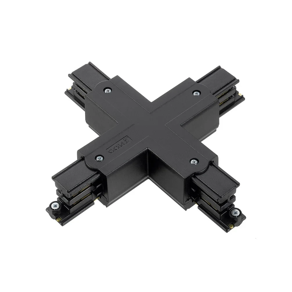 3-Fase Rails Kruisstuk, Zwart
