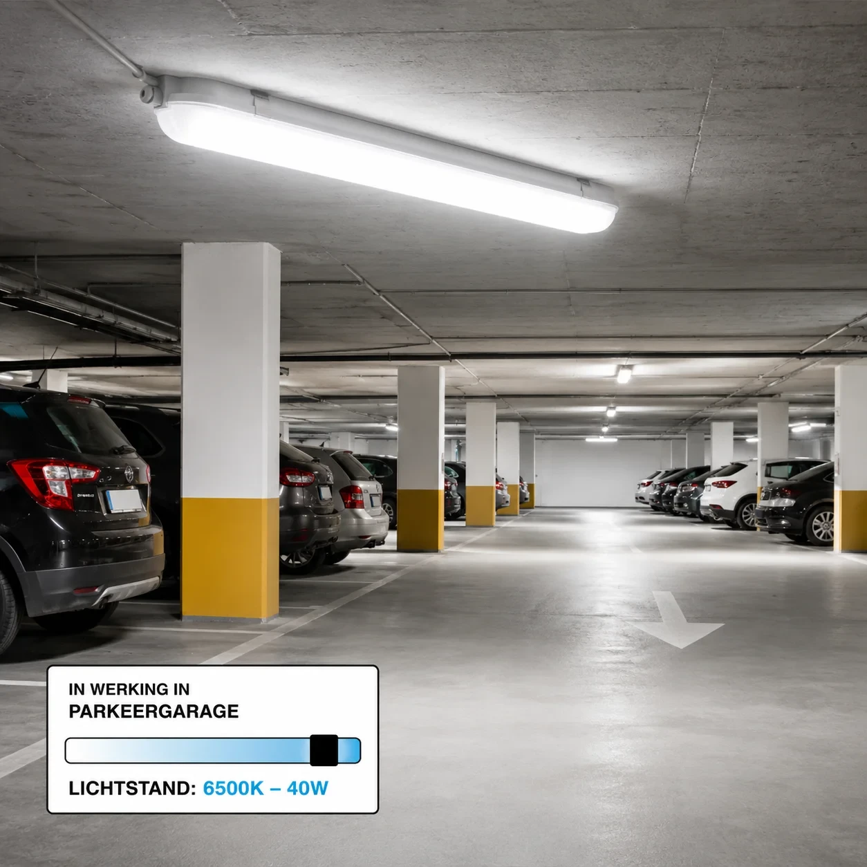 LED Waterdicht Armatuur Pro+, 150cm, 29W, 3000K/4000K/6500K, IP65